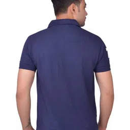 LA MILANO Men Polo Collar Applique Slim Fit T-shirt image 4