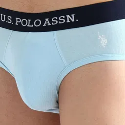 U.S. Polo Assn. Pack Of 3 Mid Rise Basic BriefsOEB13-GNB-P3 image 3