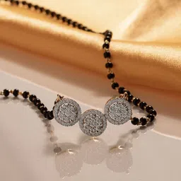 Wynona Rhodium-Plated Mangalsutra-picture-12