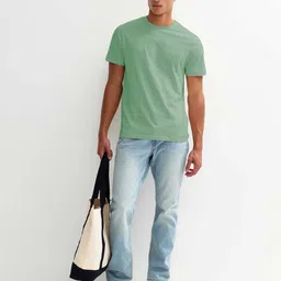 PRONK Men Pack Of 3 Round Neck Regular Fit T-shirt image 2