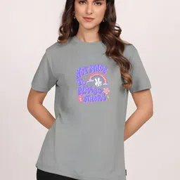 SZN Typography Printed Pure Cotton Regular Fit T-shirt-picture-32