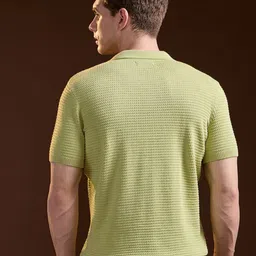THE BEAR HOUSE Men Polo Collar Slim Fit T-shirt image 3