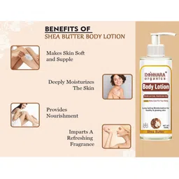 Donnara Organics Set Of 3 Shea Butter Body Lotion For Deep Moisturizing - 200 ml Each image 2