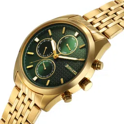 Sonata Magna Quartz Green Round Dial Men's Analog Watch / Analog Watch - For Men 7155YM01 image 4