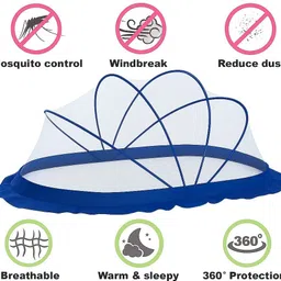 siraj enterprises Crib -tent HDPE - High Density Poly Ethylene Washable Kids Mosquito Net image 3