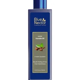 Blue Nectar Clove Oil Pulling Oil For Oral Cleanliness - 200 ml-image-1