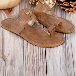 Anouk Women Textured One Toe Flats-picture-37