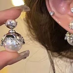 Estailo fashion Spherical Drop Earrings-picture-35