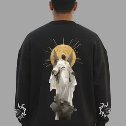 TheBTclub Men Graphic Printed Round Neck Pullover Sweatshirt-picture-46