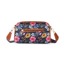SHAMRIZ Floral Printed PU Sling Bag image 4