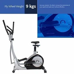 welcare WC6010 Elliptical Cross Trainer with Hand Pulse Sensor & LCD Monitor Cross Trainer image 3