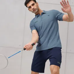 Technosport Men Polo Collar Anti Static Slim Fit T-shirt-image-67