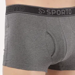 Sporto by Macho Men Pack Of 3 Short Trunk Sprto_M1022-A(1)-G(1)-N(1)-L image 3