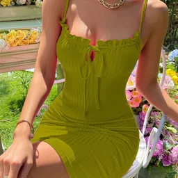 Outzidr Strappy Fitted Dress-picture-34