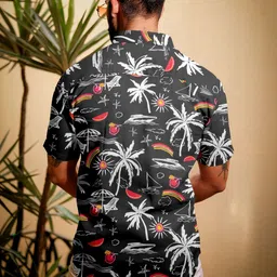 SANBROS Men Standard Printed Casual Shirt image 3