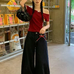 StyleCast x Revolte Striped Off-Shoulder Top image 4