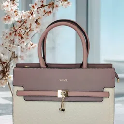 Wenz Colourblocked Structured Handheld Bag-picture-27