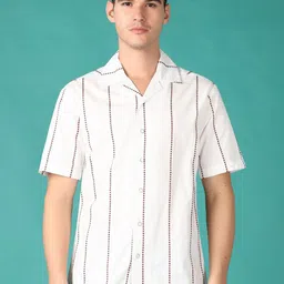 V-Mart Men Slim Fit Opaque Casual Shirt-image-24