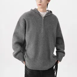 HERE&NOW Men Ribbed Pullover image 5