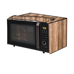 The Furnishing Tree PVC Waterproof Microwave Oven Cover Compatible for LG 28L MC2886BLT Wooden Patt-picture-8