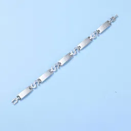 fnp Unisex Silver Tone Link Bracelet-picture-11