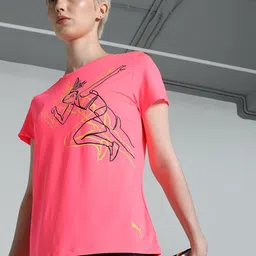 Puma Active Graphic Women's Training Tee image 1