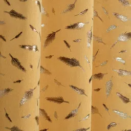 drape and decor 243.84 cm (8 ft) Shower Velvet Room Darkening Curtain (Pack Of 2) image 4