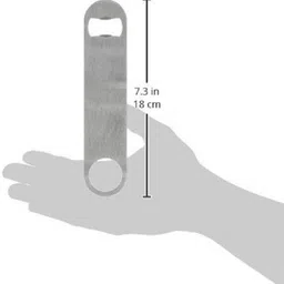 taluka T-BOOPENER2P Stainless steel Flat Bottle opener Set of 2 Pcs Use For Bar Hotel Resturant Bottle Opener image 3