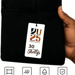 usigo Men Regular Fit Black Lycra Blend Trousers-picture-10