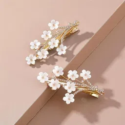 rose petals Pearl Hair Clips Hairpin Bobby Clip Alligator BB clip Side Clip Star Claw Hair Clip-picture-10