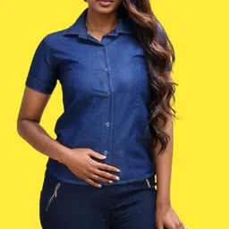 houseofcommon Women Regular Fit Solid Button Down Collar Casual Shirt-picture-21