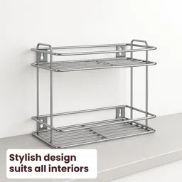 foozocu Dish Drainer Kitchen Rack Steel image 3