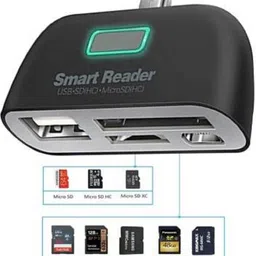 play run 3 in1™ USB 3.1 Type C USB-C TF SD OTG Card Reader Card Reader (Black) Card Reader image 2