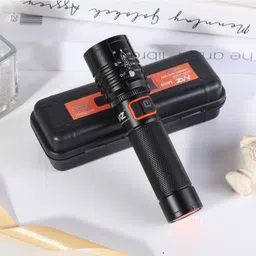flashify ZOOMABLE METAL 5 Modes Flashlight, Super Bright Cree T6 LED Light A2 Torch image 5