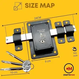 craftsman Brass, Stainless Steel, Iron Chrome Deadbolts image 4