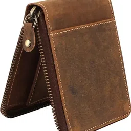 g & h Men Trendy, Formal Brown Genuine Leather RFID Wallet image 1