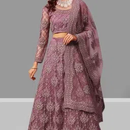 beautypiie Embroidered Semi Stitched Lehenga Choli image 1