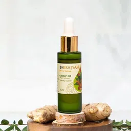 bhisajyam Ginger Essential Oil 100% Pure & Natural, Boosts Metabolism & Gas Relief image 4