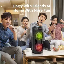 ENMORA EN-09 Portable Multi-Media Party Speaker H34 5 W Bluetooth Tower Speaker-image-41