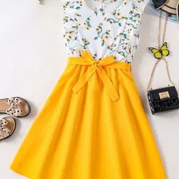 YK Floral Print Fit & Flare Dress-picture-49