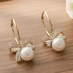 SZN Diamond Shaped Half Hoop Earrings image 4