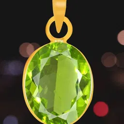 GenZcomplex Gold-Plated Peridot Studded Pendant-picture-36