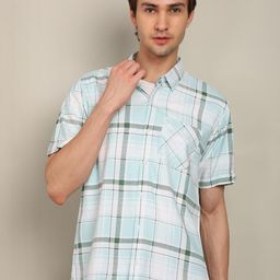 BLYNK Men Classic Checked Casual Shirt-picture-40