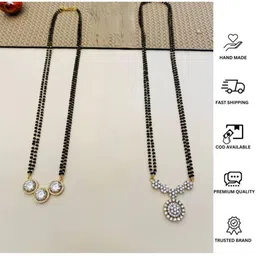 Anouk Pack of 2 Brass Mangalsutra image 1