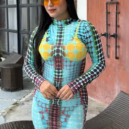 BAESD Print Bodycon Dress-picture-29