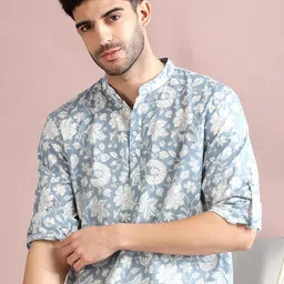 filori studio FILORI Men Printed Kurta image 2