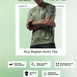 THIRD ELEMENT Men Striped Round Neck T-shirt image 4