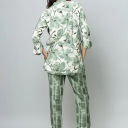 Rhe-Ana Printed Top With Trousers Co-Ords image 3