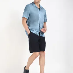 Calvin Klein Men Cuban Collar Abstract Printed Casual Shirt image 5