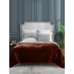 Saral Home Beige Mild Winter 400 GSM Double Bed Blanket image 3